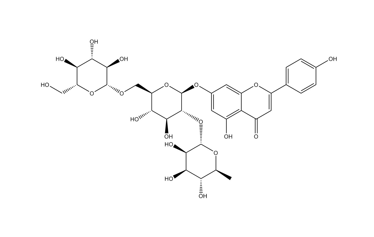 芹菜素-7-0-(2G-鼠李糖)龍膽糖苷|174284-20-9